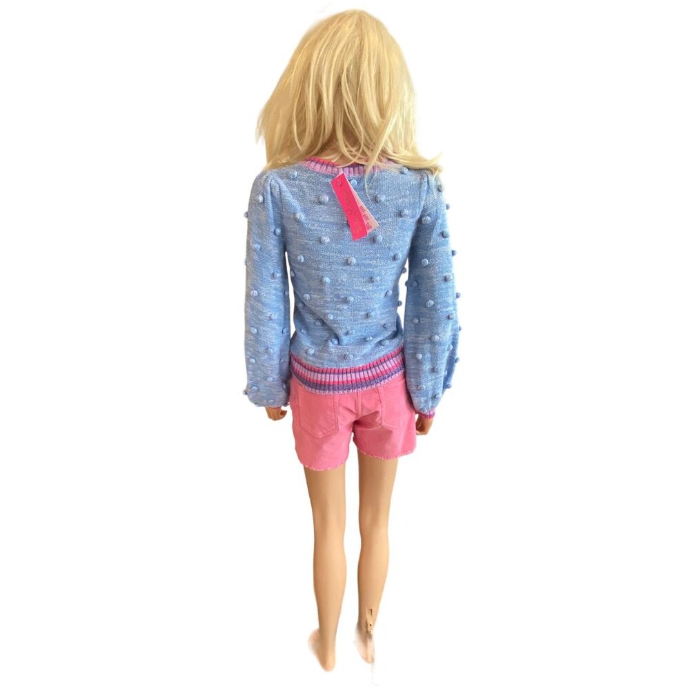 NWT Lilly Pulitzer $168 Verna Sweater W’s XXS Blue Pink - Picture 13 of 17